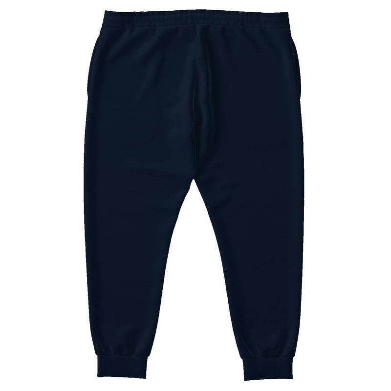 Deep Fully-Muted Blue Joggers PLUS (IB2-FM-DE) - Back PLUS