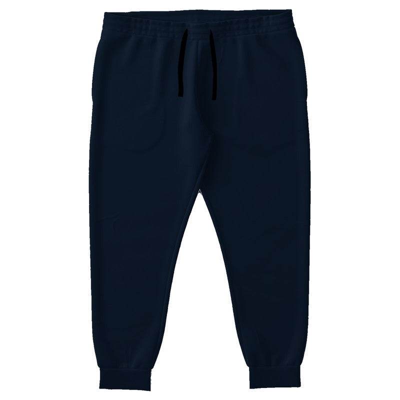 Deep Fully-Muted Blue Joggers PLUS (IB2-FM-DE) - Front PLUS