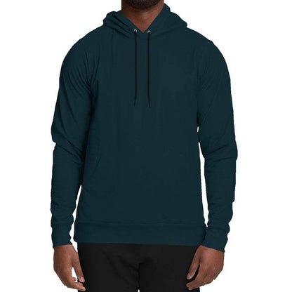 Deep Fully-Muted Cyan Hoodie (BC2-FM-DE) - Man Front
