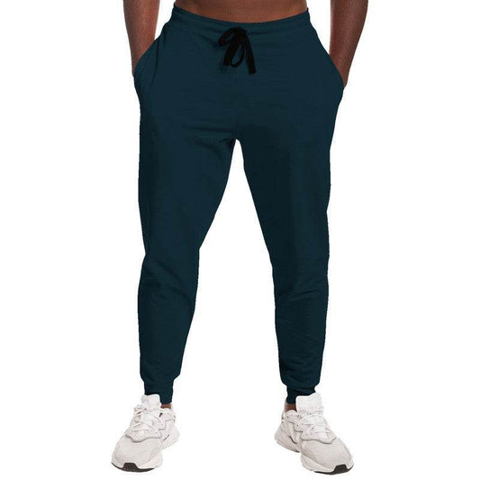 Deep Fully-Muted Cyan Joggers (BC2-FM-DE) - Man Front
