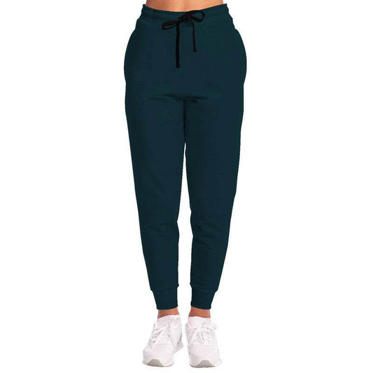 Deep Fully-Muted Cyan Joggers (BC2-FM-DE) - Woman Front