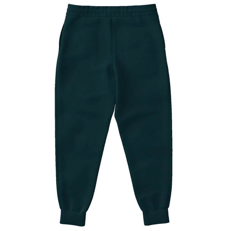 Deep Fully-Muted Cyan Joggers (C-FM-DE) - Back