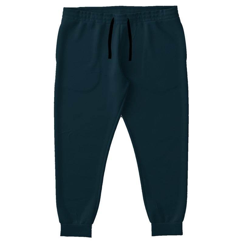Deep Fully-Muted Cyan Joggers PLUS (BC2-FM-DE) - Front PLUS