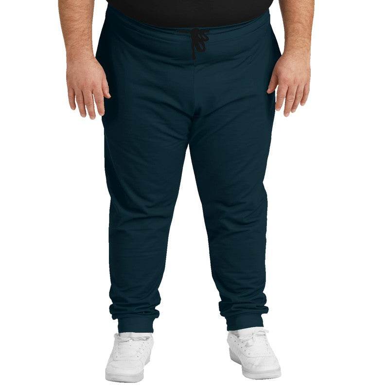 Deep Fully-Muted Cyan Joggers PLUS (BC2-FM-DE) - Man Front PLUS