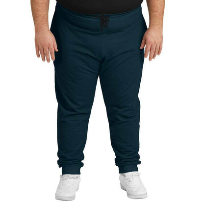 Deep Fully-Muted Cyan Joggers PLUS (BC2-FM-DE) - Man Front PLUS