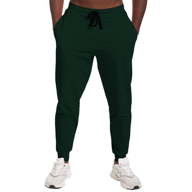 Deep Fully-Muted Green Joggers (BGG2-FM-DE) - Man Front