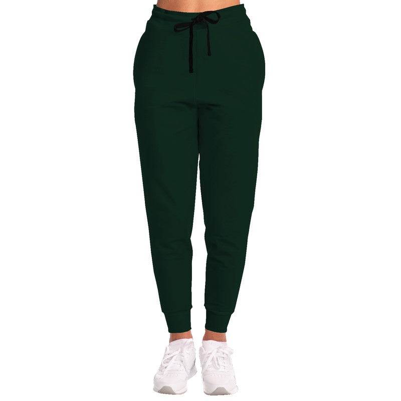 Deep Fully-Muted Green Joggers (BGG2-FM-DE) - Woman Front