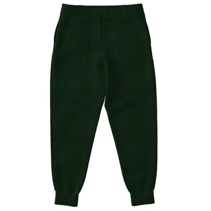 Deep Fully-Muted Green Joggers (G-FM-DE) - Back