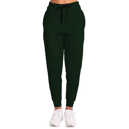 Deep Fully-Muted Green Joggers (G-FM-DE) - Woman Front