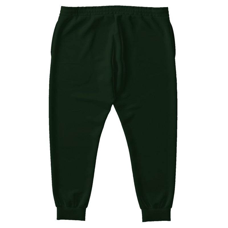 Deep Fully-Muted Green Joggers PLUS (G-FM-DE) - Back PLUS