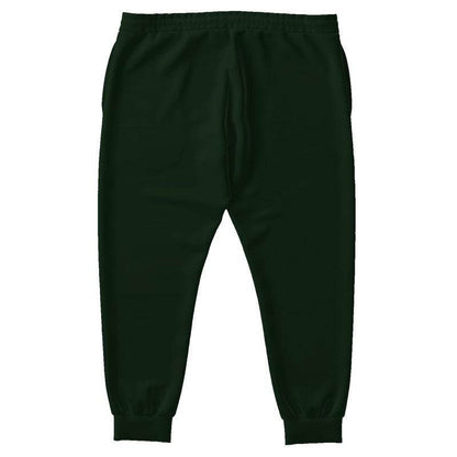Deep Fully-Muted Green Joggers PLUS (G-FM-DE) - Back PLUS