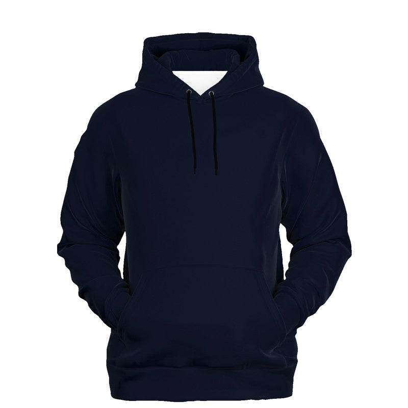 Deep Fully-Muted Indigo Hoodie (I-FM-DE) - Ghost Front