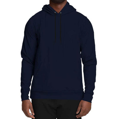 Deep Fully-Muted Indigo Hoodie (I-FM-DE) - Man Front