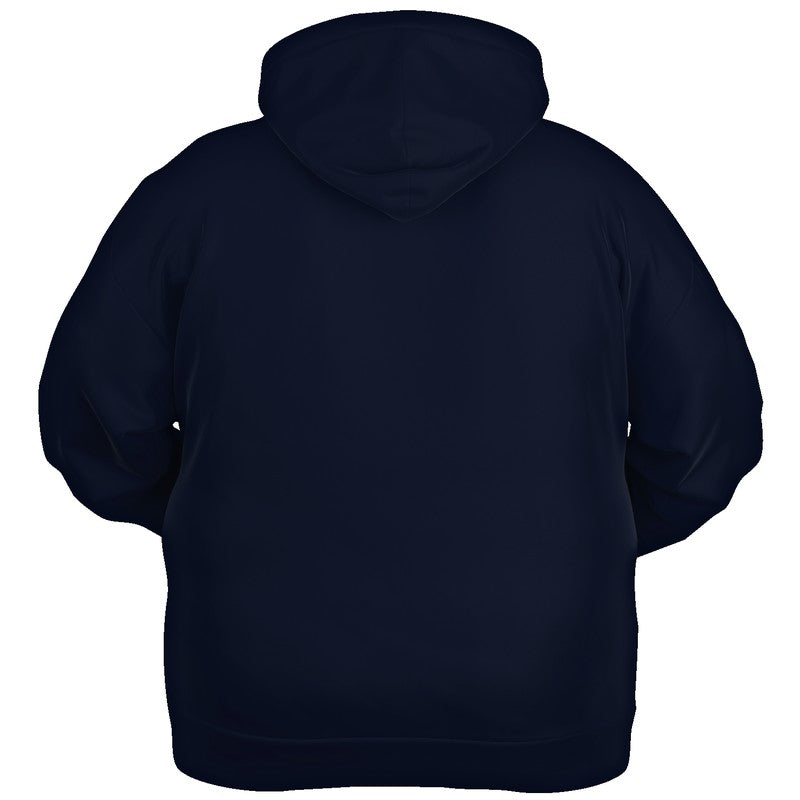 Deep Fully-Muted Indigo Hoodie PLUS (I-FM-DE) - Ghost Back PLUS