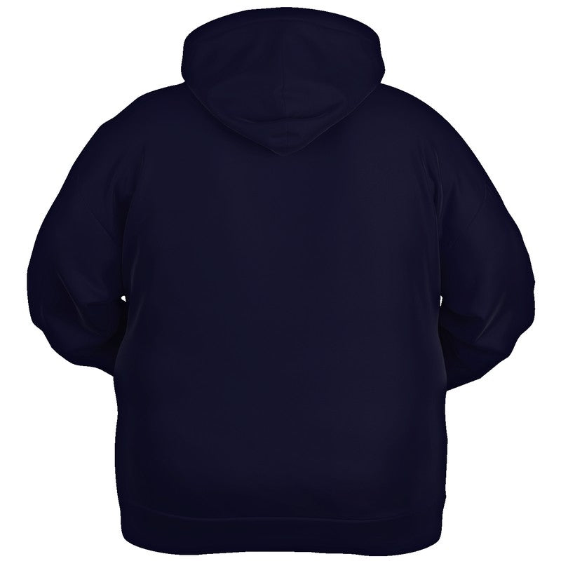 Deep Fully-Muted Indigo Hoodie PLUS (PUI2-FM-DE) - Ghost Back PLUS