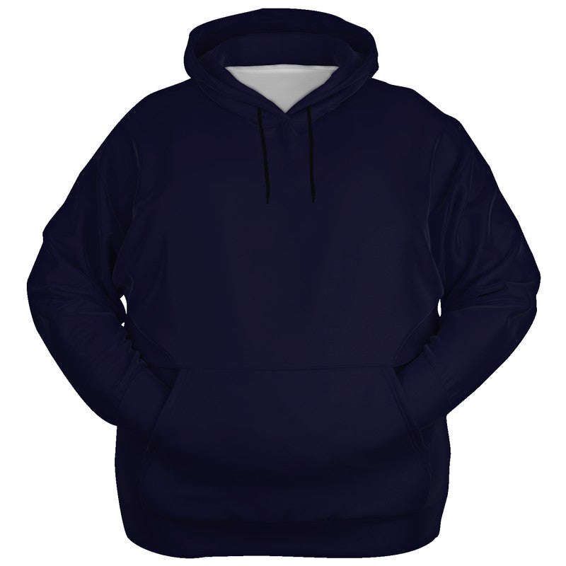 Deep Fully-Muted Indigo Hoodie PLUS (PUI2-FM-DE) - Ghost Front PLUS
