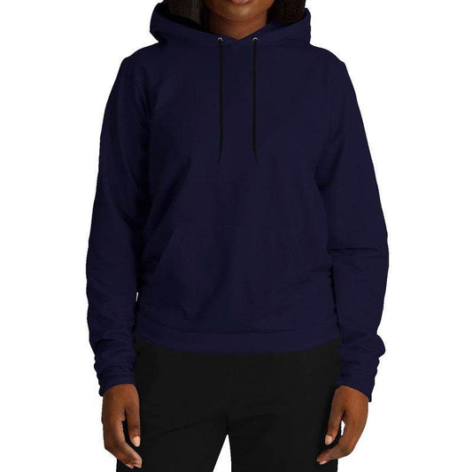 Deep Fully-Muted Indigo Hoodie (PUI2-FM-DE) - Woman Front