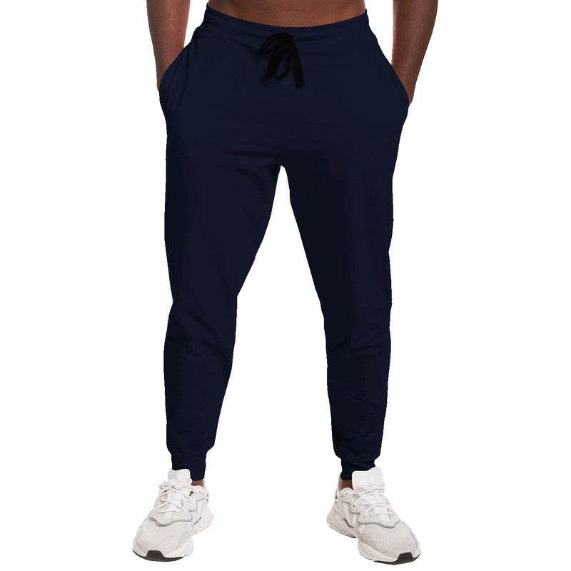 Deep Fully-Muted Indigo Joggers (I-FM-DE) - Man Front