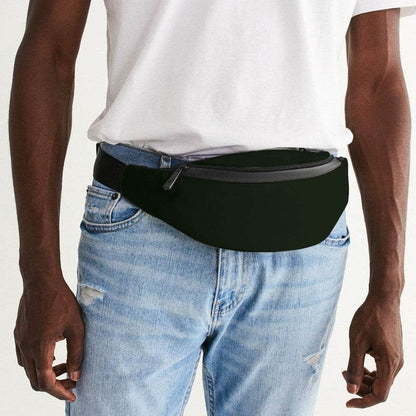 Deep Fully-Muted Lime Belt Bag (GL2-FM-DE) - Man Front CloseUp
