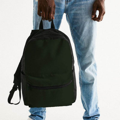 Deep Fully-Muted Lime Canvas Backpack (GL2-FM-DE) - Man Holding