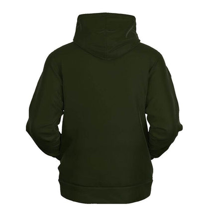 Deep Fully-Muted Lime Hoodie (L-FM-DE) - Ghost Back