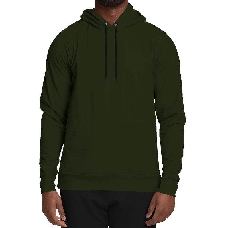 Deep Fully-Muted Lime Hoodie (L-FM-DE) - Man Front