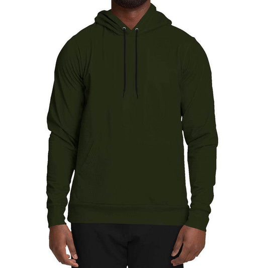 Deep Fully-Muted Lime Hoodie (L-FM-DE) - Man Front