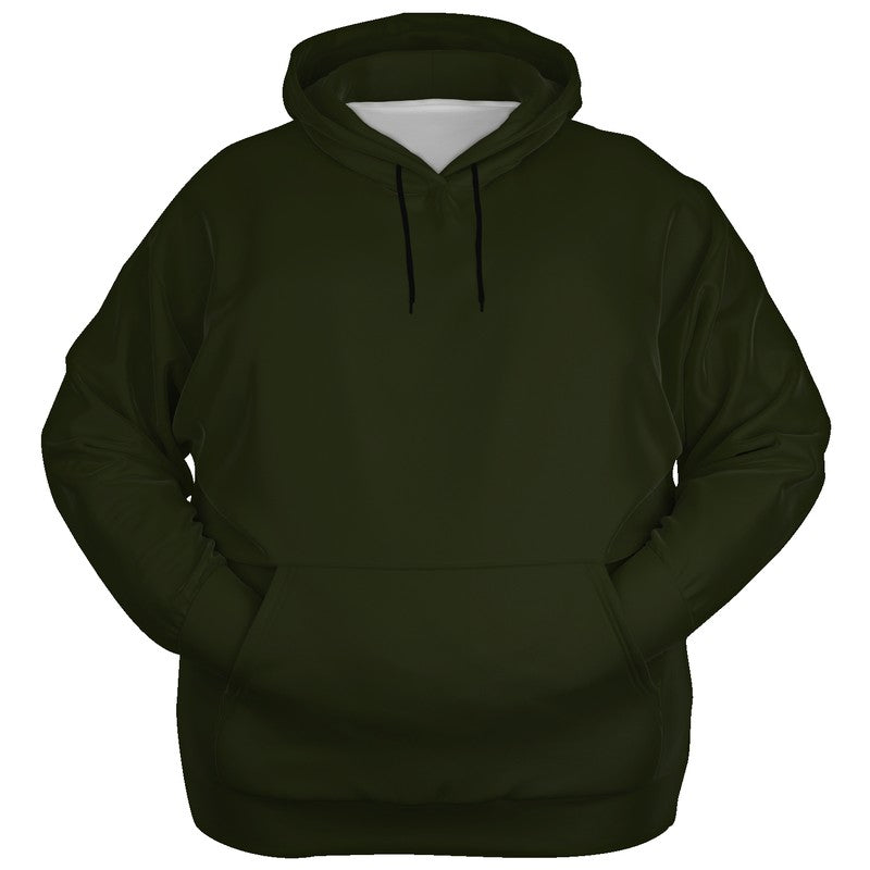 Deep Fully-Muted Lime Hoodie PLUS (L-FM-DE) - Ghost Front PLUS