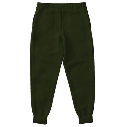 Deep Fully-Muted Lime Joggers (L-FM-DE) - Back