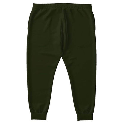 Deep Fully-Muted Lime Joggers PLUS (L-FM-DE) - Back PLUS