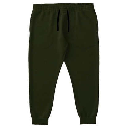 Deep Fully-Muted Lime Joggers PLUS (L-FM-DE) - Front PLUS