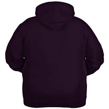 Deep Fully-Muted Magenta Hoodie PLUS (M-FM-DE) - Ghost Back PLUS