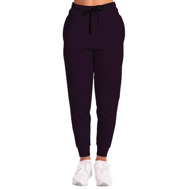Deep Fully-Muted Magenta Joggers (M-FM-DE) - Woman Front