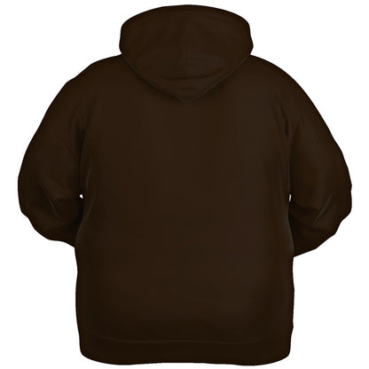 Deep Fully-Muted Orange Hoodie PLUS (O-FM-DE) - Ghost Back PLUS