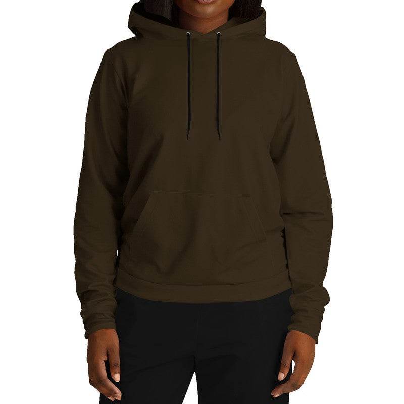Deep Fully-Muted Orange Hoodie (YO2-FM-DE) - Woman Front