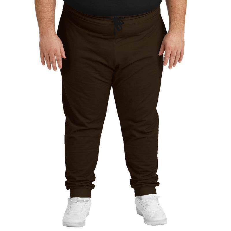 Deep Fully-Muted Orange Joggers PLUS (O-FM-DE) - Man Front PLUS