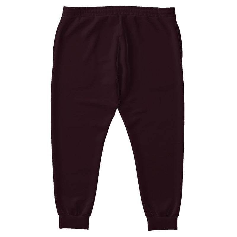 Deep Fully-Muted Pink Joggers PLUS (PI-FM-DE) - Back PLUS
