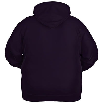Deep Fully-Muted Purple Hoodie PLUS (MPU2-FM-DE) - Ghost Back PLUS