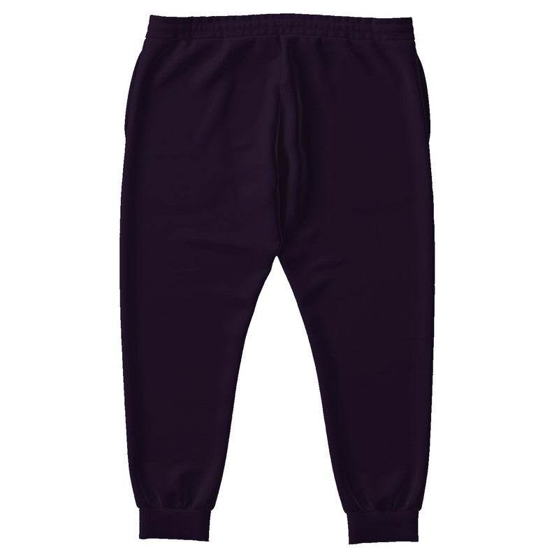 Deep Fully-Muted Purple Joggers PLUS (MPU2-FM-DE) - Back PLUS