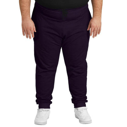 Deep Fully-Muted Purple Joggers PLUS (MPU2-FM-DE) - Man Front PLUS
