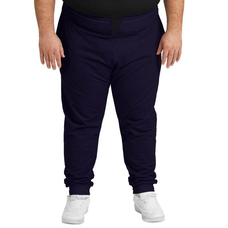 Deep Fully-Muted Purple Joggers PLUS (PU-FM-DE) - Man Front PLUS