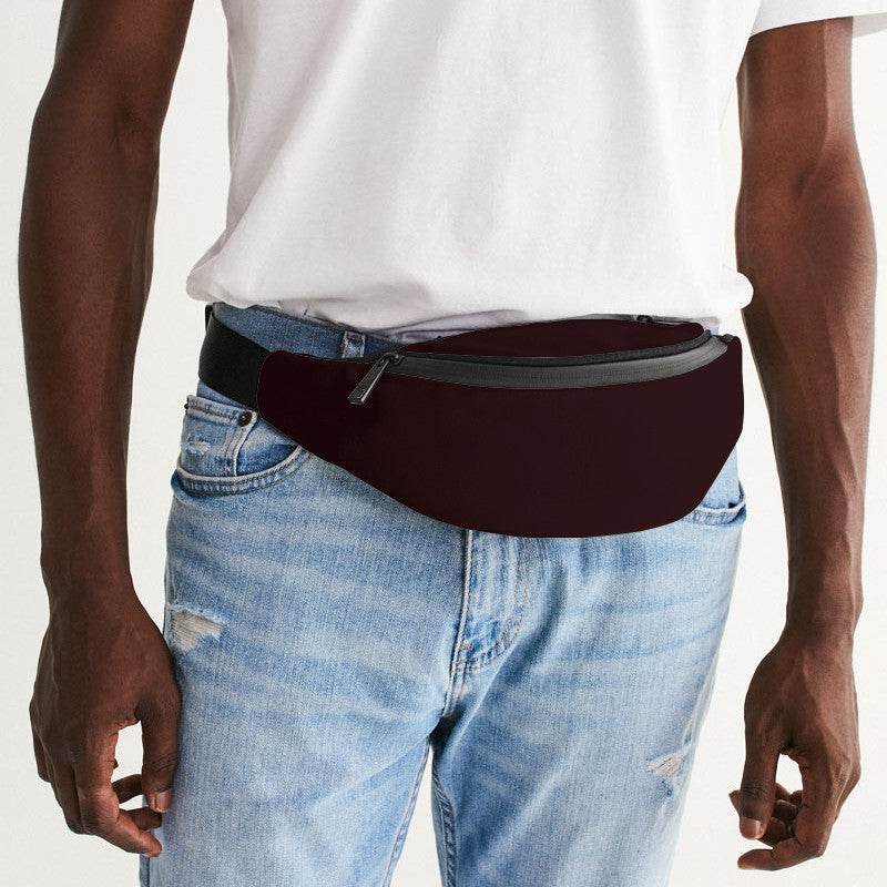 Deep Fully-Muted Red Belt Bag (RPI2-FM-DE) - Man Front CloseUp