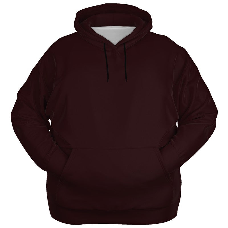 Deep Fully-Muted Red Hoodie PLUS (RPI2-FM-DE) - Ghost Front PLUS