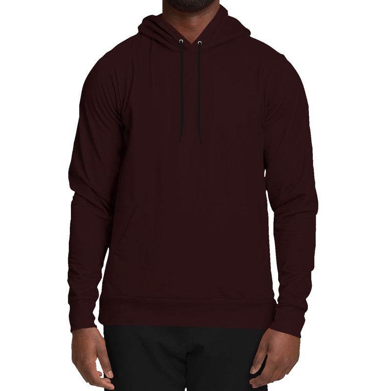 Deep Fully-Muted Red Hoodie (RPI2-FM-DE) - Man Front