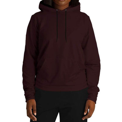Deep Fully-Muted Red Hoodie (RPI2-FM-DE) - Woman Front