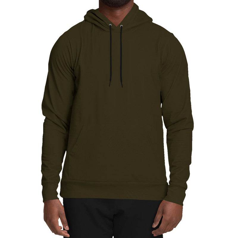 Deep Fully-Muted Yellow Hoodie (Y-FM-DE) - Man Front