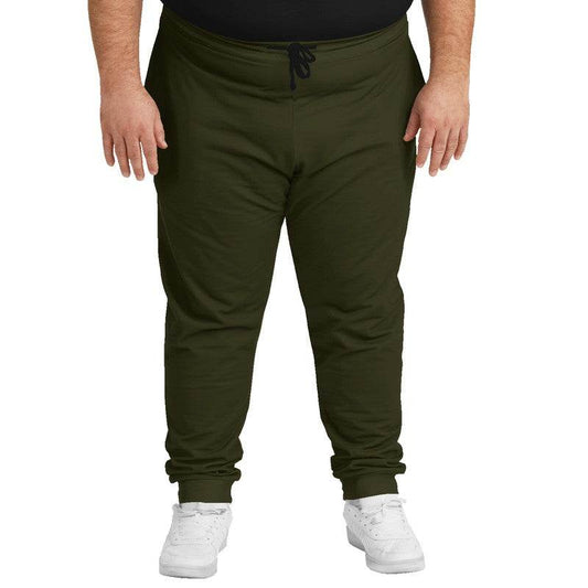Deep Fully-Muted Yellow Joggers PLUS (LY2-FM-DE) - Man Front PLUS
