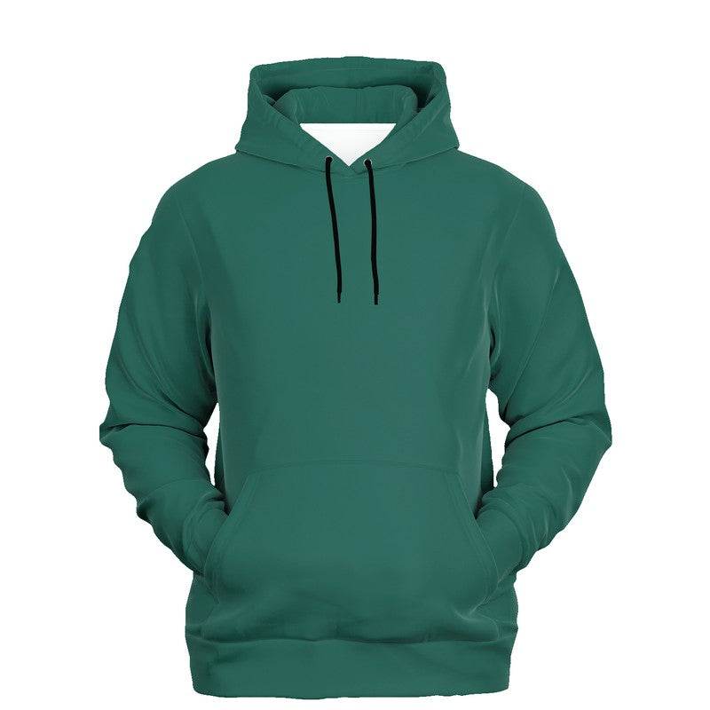 Deep Medium Blue-Green Hoodie (BG-ME-DE) - Ghost Front