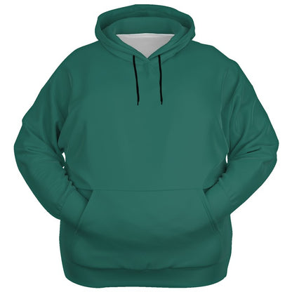 Deep Medium Blue-Green Hoodie PLUS (BG-ME-DE) - Ghost Front PLUS