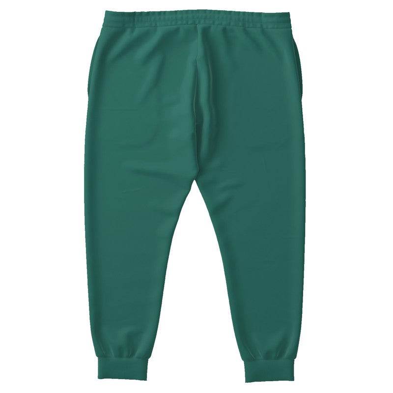 Deep Medium Blue-Green Joggers PLUS (BG-ME-DE) - Back PLUS
